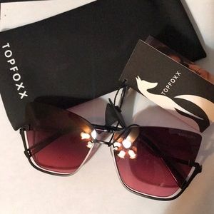 Topfoxx Vixen Sunglasses- Ruby